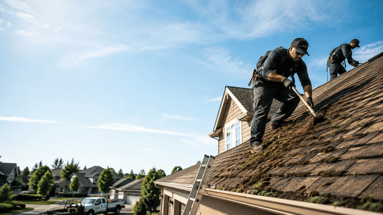Roof Moss Removal in Mount Arlington, NJ near me